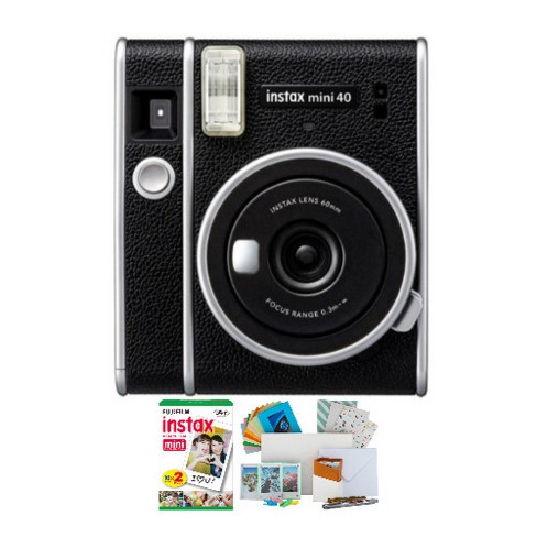 Fujifilm Instax 40 Instant Film Camera with Mini Instant Film Double Pack Bundle - image 1 of 3