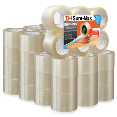 2 Heavy-Duty 2.7mil Clear Shipping Packing Moving Tape 120 yards