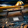 FURNIinspire Outdoor Grills, Griddles and Smokers Professional Foldable Charcoal Grill, Heavy-Duty Outdoor BBQ System, Black, 24.1"*9.45"*4.33" - 4 of 4