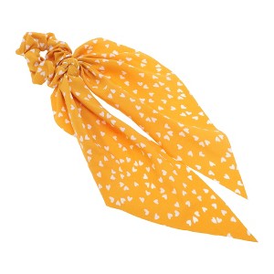 Unique Bargains Fashion Heart Pattern Hair Scrunchies 1 Pc - 1 of 4