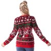 Joyfy Ugly Christmas Sweater for Women Built-in Bulbs LED Light Up Christmas Tree, Funny Christmas Party Sweater Women Black/Red S - L - 2 of 4