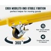 AMERLIFE Hydraulic Lift Table Cart, 330lbs Capacity 50" Lifting Height, Double Scissor Lift Table with 4 Wheels and Non-Slip Pad - 3 of 4