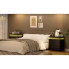 TIRAMISUBEST Nightstand with Sliding Charger & LED Lights, Modern Tech Hub for Bedrooms - 2 of 4