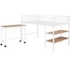 NicBex Twin Bunk Bed with Rolling Desk Metal Bed Frame with Shelves, Ladder and Full Length Guardrail for Bedroom, Dorm, No Box Spring Required - 3 of 4
