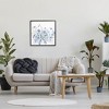 Stupell Industries Delicate Blue Floral Garden Framed Giclee Art - 2 of 4