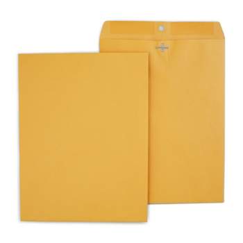 MyOfficeInnovations Clasp & Moistenable Glue Catalog Envelopes 10"L x 13"H Brown 250/BX 487494