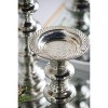 D6.1x11.8" Antiqued Silver Glass Pillar Candle Holder - 2 of 4