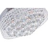 CWI Lighting Cascade 8 Light Drum Shade Flush Mount With Chrome Finish - 4 of 4