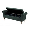 NicBex 63 Inch Storage Ottoman,Entryway Bench with Wood Legs for Bedroom and Living Room - 4 of 4