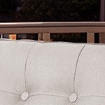 beige cushion/brown wicker