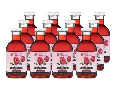 Pennie's Tea Tropical Bliss Sweet Iced Tea - Case of 12/16 oz