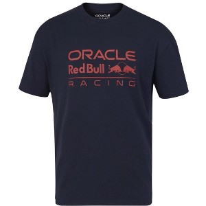 Castore Red Bull Racing Relaxed Fit Large Front Logo T-shirt (Navy