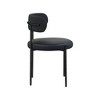 Meridian Furniture,Beacon Vegan Leather and Boucle Fabric Dining Chair, Set of 2 - 4 of 4