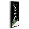 Stupell Industries Let It Snow Winter Scene, 15" x 31" - 3 of 4