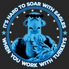 Women's The Muppets Sam Eagle Work With Turkeys T-Shirt - 2 of 4
