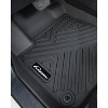 COZONY TPE Floor Mats for 2012-2015 Honda Civic 4dr – Custom Fit, All-Weather, Raised Ribs, Odorless, Black - 2 of 4
