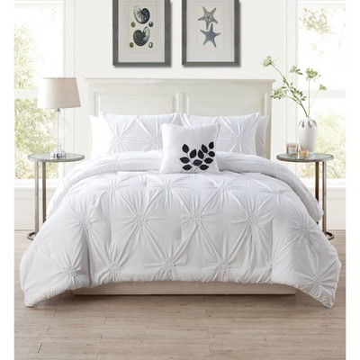 Queen London Quilt Set White - VCNY Home