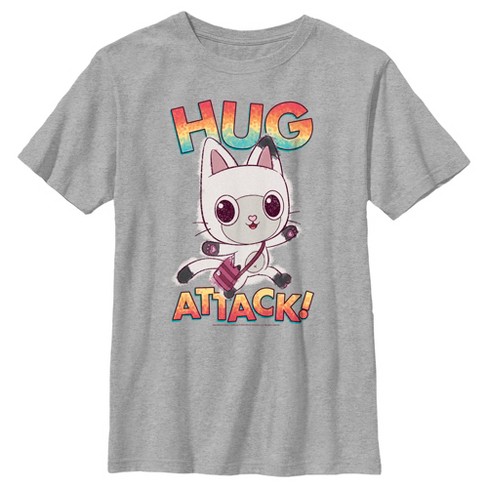 Boy's Gabby's Dollhouse Hug Attack Pandy Paws T-shirt - Athletic ...