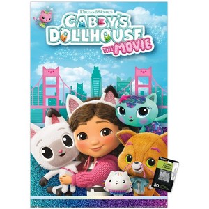 Trends International Gabby's Dollhouse: The Movie (2025) - Key Art Unframed Wall Poster Prints - 1 of 4