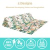 JumpOff Jo - Waterproof Foam Padded Play Mat for Infants, Babies, Toddlers, Play Pens & Tummy Time, Foldable Activity Mat - 4 of 4
