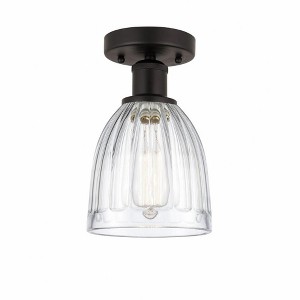 Brookfield - 1 Light Semi-Flush Mount In Industrial Style-9.75 Inches Tall and 5.75 Inches Wide - 1 of 1
