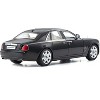 Rolls-Royce Ghost Black with Silver Metallic Hood 1/18 Diecast Model Car by Kyosho - 2 of 3
