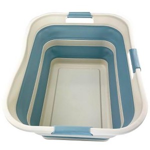 SAMMART 42L (11 gallons) Collapsible Plastic Laundry Basket - 1 of 4