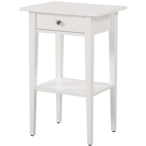 NicBex Nightstand with Storage Drawer Contemporary Side Table with Open Storage Shelf for Bedroom,Living Room - 1 of 4