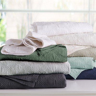 Forest Green Reversible Cotton King Quilt