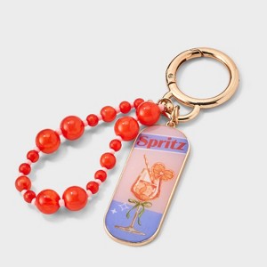 Spritz Tag & Beaded Bag Charm - A New Day™ Multi : Target