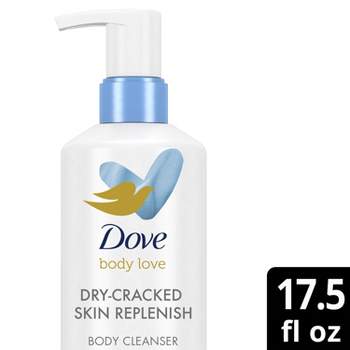 Dove Beauty Body Love Dry-Cracked Skin Replenish Hypoallergenic Body Wash - Scented - 17.5 fl oz