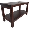 30" Eleganto DT116 Wide Teak Wood Shower Bench with Shelf - DecoTeak - 4 of 4