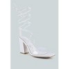 Strappy Tie-Up Block Heels Women Sandals - 2 of 4