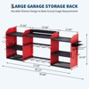 Power Tool Organizer Wall Mount, 3 Layer Heavy Duty Metal Tool Storage Rack with 4 Drill Holders, Efficient and Organized Storage Holder for Garage - 2 of 4