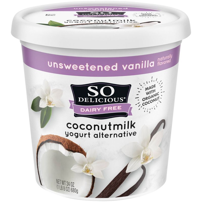 So Delicious Dairy Free Unsweetened Vanilla Coconut Milk Yogurt - 24oz, 5 of 8