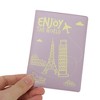 Unique Bargains Heart Airplane Passport Holder 1 Pc - 3 of 4