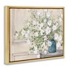 Stupell Industries Geranium Tabletop Country Still Life Painting Blooming Flowers Floating Frame Canvas Art, Gold, 21" x 17" - 2 of 4