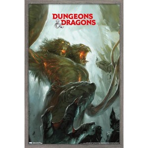 Trends International Dungeons And Dragons - Demogorgon Framed Wall Poster Prints - 1 of 4