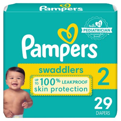 Pampers Swaddlers Diapers Jumbo Pack - Size 2 - 29ct