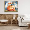 Stupell Industries Boo Ghosts & Jack-o-Lantern Floating Frame Canvas Art, Gold, 31" x 25" - 3 of 4