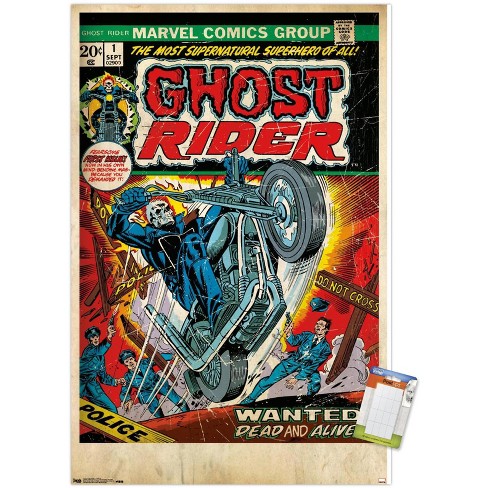 Trends International Marvel Comics Ghost Rider - Cover #1 Unframed Wall ...