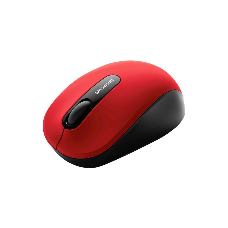 Microsoft Bluetooth Mobile Mouse 3600 Dark Red - Wireless - Bluetooth - BlueTrack Enabled - 4-way Scroll Wheel - Ambidextrous Design, 3 of 5
