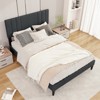 Tangkula Twin / Full / Queen  Size Bed Frame w/ Vertical Channel Tufted Headboard & Wooden Slats - 2 of 4