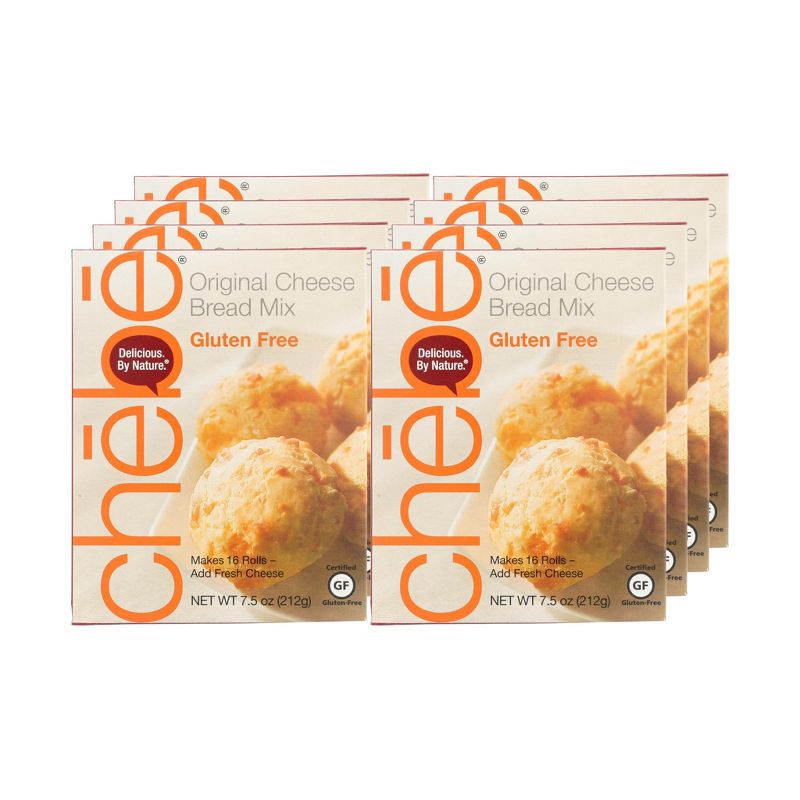 Chebe Gluten Free Original Cheese Bread Mix - Case of 8/7.5 oz, 1 of 7