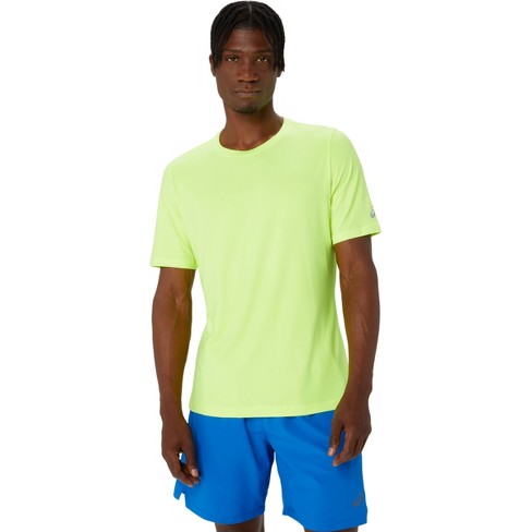 Asics Men's Short Sleeve Hthr Tech Top Running Apparel, Xl, Green : Target