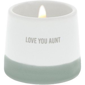 Pavilion Gift Company - Love You Aunt - 2 oz - 100% Soy Wax Reveal Candle Scent: Tranquility - Flame Candles - 1 of 4