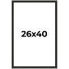PosterPalooza | Antique Black Picture Frame - UV Acrylic, Foam Board Backing, Hanging Hardware - 2 of 4