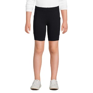 Lands' End Kids Tough Cotton Bike Shorts - 1 of 4