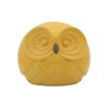 Sagebrook Home Set of 3 Ceramic Owl Figurines - Contemporary Boho Decorative Yellow Family of Owls Sculptures - Table Decor for Home or Office - 4 of 4