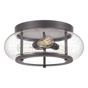 Quoizel Lighting Trilogy 3 - Light Flush Mount in  Old Bronze - 1 of 4